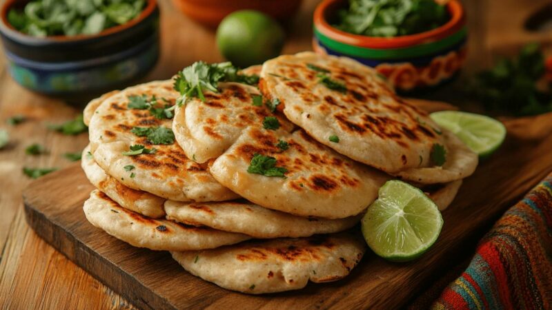 Maitrisez la recette des Gorditas de chicharron et leurs salsas maison