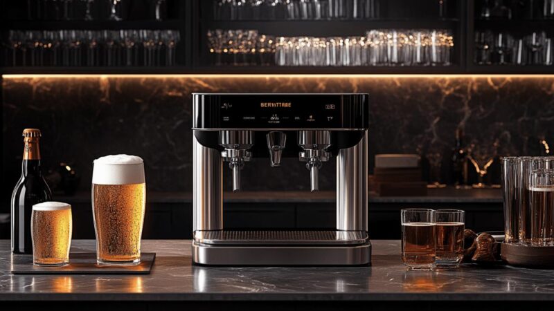 La Tireuse a biere BeerTender Loft Edition Silver/Chrome – KRUPS : L’innovation qui transforme votre salon en bar